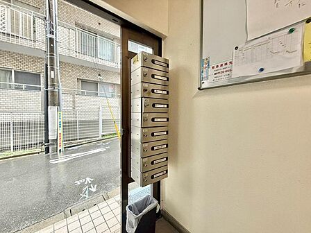 郵便受けも、きちんと管理されています。
