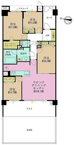 間取りを拡大表示