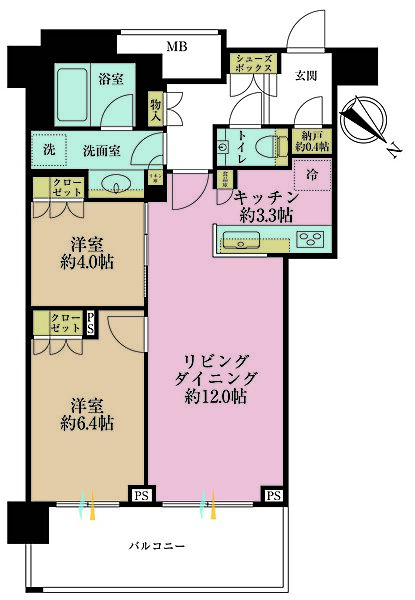 間取りを拡大表示