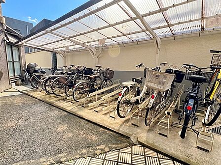 駐輪場も綺麗に整頓されています。※空き状況は都度ご確認下さい。