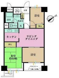 グランドメゾン田町 3LDKの間取図画像