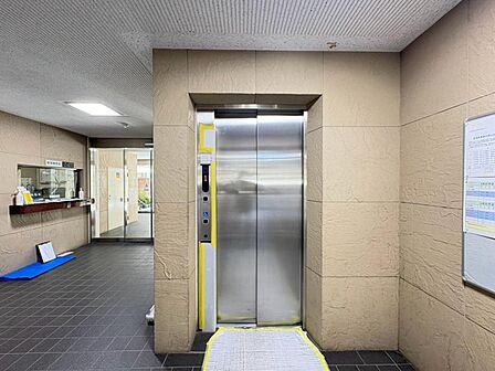 エレベーター完備のため荷物が多くなっても安心。