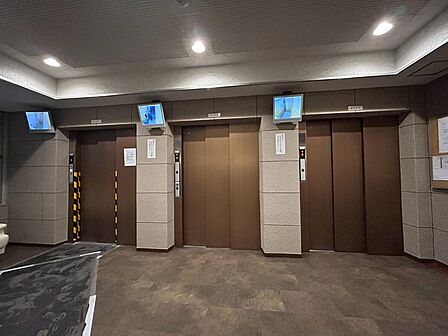 エレベーター完備のため荷物が多くなっても安心。