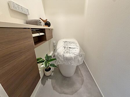 清潔感の高いお手洗い。