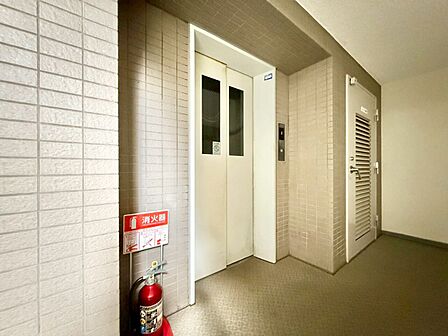 エレベーター完備のため荷物が多くなっても安心。