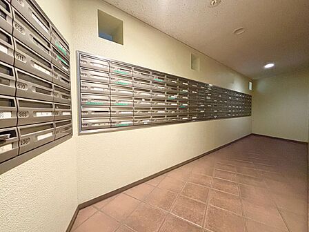 郵便受けも、きちんと管理されています。