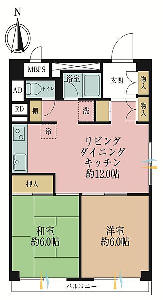 間取りを拡大表示