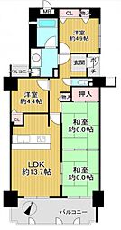 間取図画像 4LDK