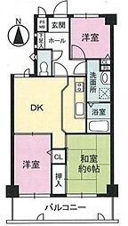 間取図画像 3DK