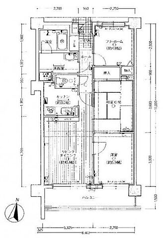 間取り ロイヤルヒル神戸諏訪山 2階/-