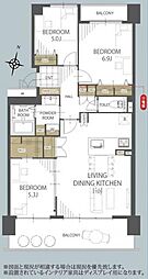 間取図画像 3LDK