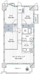 グレーシィ須磨アルテピア3番街・1 3LDKの間取図画像