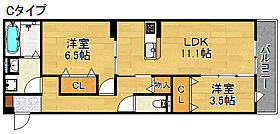 soleil hiro  ｜ 大阪府大阪市西成区千本南1丁目（賃貸マンション2LDK・2階・56.91㎡） その2