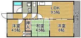 マンションハピネス  ｜ 大阪府大阪市住之江区新北島7丁目（賃貸マンション3LDK・4階・54.50㎡） その2