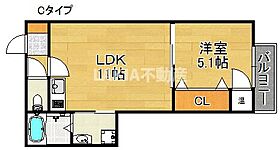 GRANDIR玉出  ｜ 大阪府大阪市西成区玉出中1丁目（賃貸アパート1LDK・2階・36.66㎡） その2