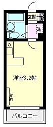 エマーユ川越南通町 1Kの間取図画像