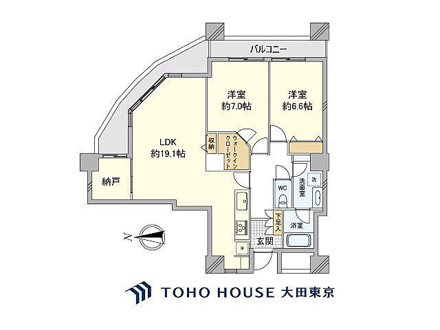 間取り 西戸山タワーホウムズセントラルタワー 15階/-