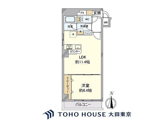 間取り ダイアパレス白山 2階/-