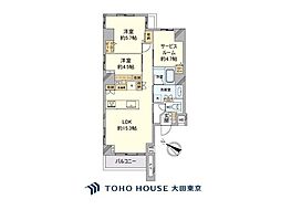 ビバリーホームズ松濤 2SLDKの間取り