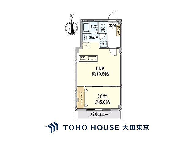 間取り 四谷ハイコーポ 4階/-