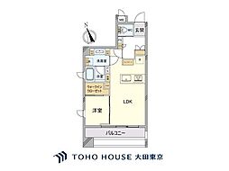 ラ・ヴォーグ南青山 1LDKの間取図画像
