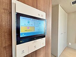 「見える安心」をカタチにしました。誰が来てもわかる様にモニター付きインターホンを設置。