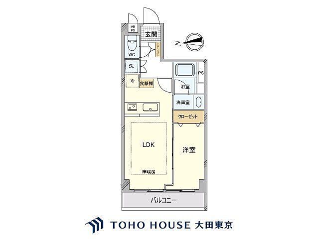 間取り サンコート芝公園 2階/-