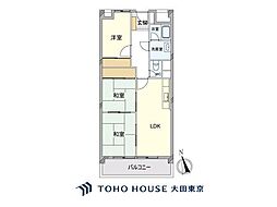 ドルフ目黒 3LDKの間取図画像