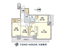 間取図画像 3LDK