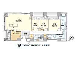 間取図画像 3LDK