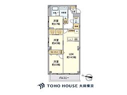 ヴァンヴェール渋谷 3LDKの間取図画像
