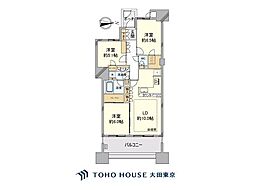 プライヴブルー東京 3LDKの間取図画像