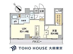セブンスターマンション第二青葉台 1LDKの間取図画像