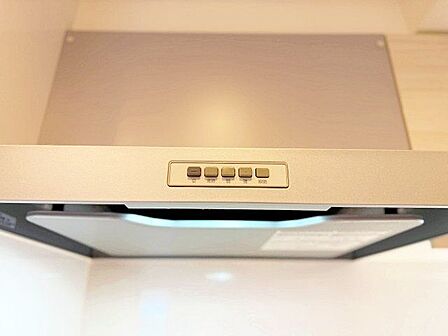 スタイリッシュなフォルムでお手入れのしやすいレンジフードです。