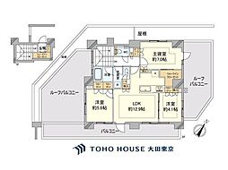 ピアース学芸大学レジデンス 3LDKの間取図画像