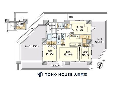 3LDK 間取り