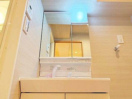 1日の始まりと終わりを心地よく演出してくれる、パウダールーム。心地よいリフレッシュ空間です。