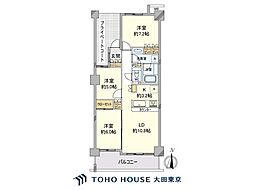 東京マスタープレイス 3LDKの間取図画像