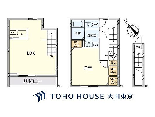 間取り ミハス東大井 1階/-