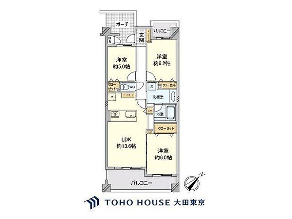 間取りを拡大表示