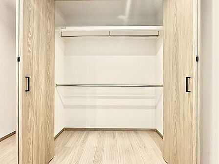 充分な収納スペースを確保。シンプルですっきりとした暮らしが実現します。