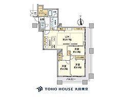 西戸山タワーホウムズノースタワー 3LDKの間取図画像