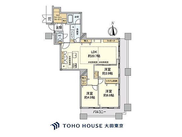 間取りを拡大表示