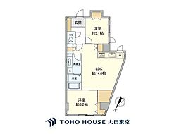 ピアース東京インプレイス 2LDKの間取図画像