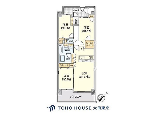 間取りを拡大表示