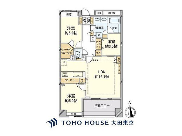 間取りを拡大表示