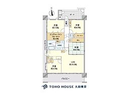 クレストフォルム横浜リヴァシス 4LDKの間取図画像