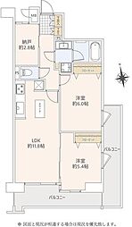 間取図画像 2SLDK