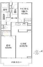 間取図画像 1SLDK