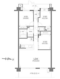間取図画像 3LDK